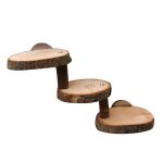 Echelle a hamster en bois 3 / 5 couches, pont suspendu, escalade des escaliers, perchoirs cage