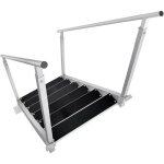 Echelle de quai - duoku - capacité 500 lb - hauteur réglable de 43 a 51 po - echelle de bateau en aluminium ... Echelle de quai - duoku - capacité 500 lb - hauteur réglable de 43 a 51 po - echelle de bateau en aluminium ...