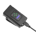 Eclairage led de bicyclette 800lm, rechargeable par usb, affichage de puissance, lampe avant de vlo ...