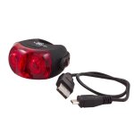 Eclairage velo feu ar / tige de selle usb