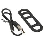 Eclairage velo usb av newton light22af cob leds 130 lumens argent - noir (vendu a l'unite) - eclairage ...