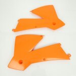 Ecope radiateur origine pour moto ktm 125 exc 2003 5030805000004 / orange neuf