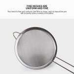 Ecumoire de cuisine en acier inoxydable filet conlander maille louche ligne de pche fuite cuillre frit ...