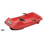 Eda luge 1 place super bob n56 - dimensions 95 x 48 x 23 cm - avec freins - coloris rouge