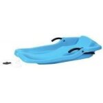 Eda luge plateau - dimensions 90 x 48 x 18 cm - coloris bleu su�dois et freins noirs