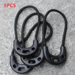 Edc ? corde a fermeture eclair multiple, 10 pices, corde antivol a longue queue, fermeture a glissire, ...