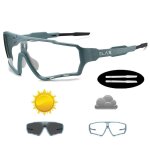 Elax tout style lunettes de soleil photochromiques sport hommes femmes vtt vlo lunettes de vlo lunettes ...