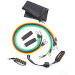 Elastique bandes de rsistance, ensemble de 11 cordes de traction de fitness