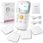 Electrostimulateur musculaire - prorelax - tens et ems - 5 programmes de massage - 4 electrodes - blanc ... Electrostimulateur musculaire - prorelax - tens et ems - 5 programmes de massage - 4 electrodes - blanc ...