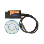 Elm327 interface usb obdii obd2 diagnostic auto voiture scanner scan tool cble elm327 usb obd2