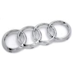 Embl�me audi pour calandre, anneau, logo ext�rieur, chrom�
