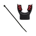 Embouchure d�tendeur de plong�e sous - marine noir et rouge yd5880