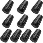 Embouts pour btons, 10 pieces tampons d'asphalte en caoutchouc, capuchons pour btons de marche, rechange ...