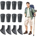 Embout baton marche nordique, 12 pièces embout canne de marche en caoutchouc, diamètre de 10 - 11 mm, ... Embout baton marche nordique, 12 pièces embout canne de marche en caoutchouc, diamètre de 10 - 11 mm, ...