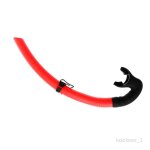 Embout buccal en silicone tube de respiration humide equipement de natation de sous - marine avec tuba ...
