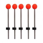 Embouts de canne a p�che en acier inoxydable, 5 pi�ces, durable, amovible, pour p�che en mer