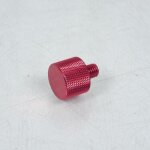 Embout de guidon m8 pas de 1. 25 aluminium rouge teknix pour moto neuf