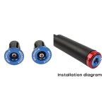 Embout de guidon polyvalent pour vtt, poignée améliorée, facile a installer, durable - type style c 1pc ... Embout de guidon polyvalent pour vtt, poignée améliorée, facile a installer, durable - type style c 1pc ...