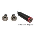 Embout de guidon polyvalent pour vtt, poignée améliorée, facile a installer, durable - type style g 1pc ... Embout de guidon polyvalent pour vtt, poignée améliorée, facile a installer, durable - type style g 1pc ...