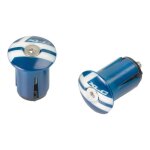 Embouts de guidon xlc gr - x02 bleu (paire)
