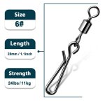 Emerillons de p�che a la tra�ne, baril a bascule roulant, connecteur de leurres, p�che en eau sal�e, ...