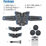 Ems - ceinture de massage pour la perte de poids, appareil pour tonifier et tonifier les muscles abdominaux, ...