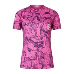Endura - women's grid floral ltd printed s / s tee - maillot de cyclisme taille s, rose / violet
