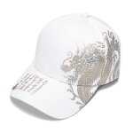 (enfants - homme - blanc) casquette de baseball unisexe a motif de dragon chinois, casquettes d'extrieur ...