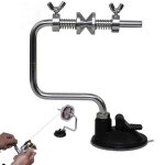 Enrouleur de ligne de p�che en aluminium portable 12cm x 15cm, bobine, syst�me de bobine, outil de mat�riel, ...