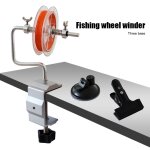 Enrouleur de ligne de p�che, nouveau syst�me d'enroulement, mat�riel portable, ventouse, carpe de mer ...