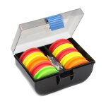 Enrouleur de ligne de pche en mousse eva 20 pices / bote x, organisateurs, plate - forme, enrouleur ...