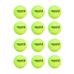 Ensemble de 12 balles de tennis professionnelles en caoutchouc renforc?, antichoc balle absorbante de ...