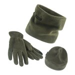 Ensemble de 3 pièces de gants et bonnet epais en polaire pour hommes, echarpe, chaud, camping, portable, ... Ensemble de 3 pièces de gants et bonnet epais en polaire pour hommes, echarpe, chaud, camping, portable, ...