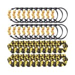 Ensemble de 40 bracelets  breloques de softball et de serre - tte de sport - perles de softball rglables ...