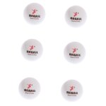 Ensemble de 6 balles de ping - pong pour la pratique du tennis de table ping - pong 40mm blanc