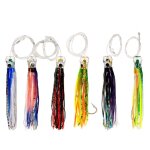 Ensemble d'app�ts en silicone pour la p�che a la tra�ne, pack d'app�ts en forme de calmar avec crochet, ...