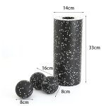 Ensemble de balles de massage a rouleaux de yoga avec sac de transport, mousse epp, rouleau musculaire, ... Ensemble de balles de massage a rouleaux de yoga avec sac de transport, mousse epp, rouleau musculaire, ...