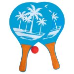 Ensemble de balles de plage, raquette de tennis, de badminton, de sport, en bois, 4