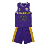 Ensemble basket - ball enfant maillot et short los angeles violet Ensemble basket - ball enfant maillot et short los angeles violet