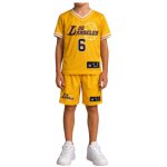 Ensemble basketball los angeles n6 - maillot & short enfant (4 - 14 ans)