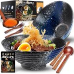 Ensemble de bols ramen en céramique 2ã—1000ml 34oz, vaisselle japonaise avec fourchette baguettes et ... Ensemble de bols ramen en céramique 2ã—1000ml 34oz, vaisselle japonaise avec fourchette baguettes et ...