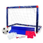 Ensemble de but de football pour enfants, avec filet et pompe, pour jeu de sport d'intérieur et d'extérieur ... Ensemble de but de football pour enfants, avec filet et pompe, pour jeu de sport d'intérieur et d'extérieur ...
