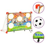 Ensemble de buts de football enfant avec panneau 120x51x77, 5 cm