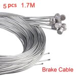 Ensemble de cbles de frein et manette de vitesse pour vlo de route et vtt, 5 ou 10 pices, 2m - 5 - ...