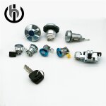 Ensemble complet de 8 pi�ces, cylindre de serrure de commutateur d'allumage pour toyota, 69057 - 60371 ...