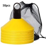 Ensemble de cônes de football d'agilité avec sac de transport, disque et support, entraînement de football, ... Ensemble de cônes de football d'agilité avec sac de transport, disque et support, entraînement de football, ...