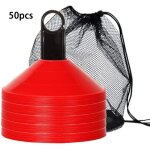 Ensemble de cônes de football d'agilité avec sac de transport, disque et support, entraînement de football, ... Ensemble de cônes de football d'agilité avec sac de transport, disque et support, entraînement de football, ...