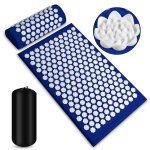 Ensemble de coussins et d'oreillers de yoga d'acupuncture, set de 3 pices, soulage les douleurs dorsales, ...