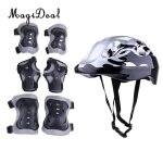 Ensemble de coussinets de poignet et de genou pour enfants, equipement de protection pour skateboard, ...