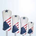 Ensemble de couvre - chef en bois de golf, 1 3 5 ut, pilote fairway, 460cc, manchon de protection